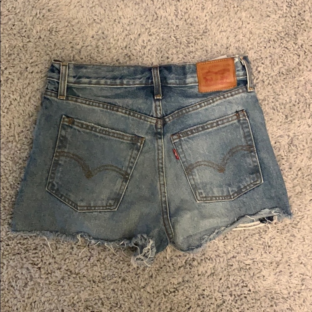 Levi’s Ripped Jean Shorts